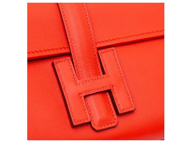 Hermès Rosso Swift Jige Elan 29 - vista 8