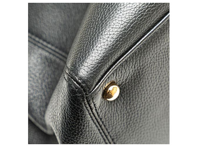 Executive Chanel Tote Esecutivo Medio in Pelle di Vitello Nera Nero - vista 10
