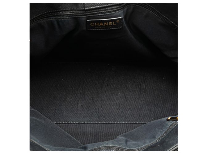 Executive Chanel Tote Esecutivo Medio in Pelle di Vitello Nera Nero - vista 4