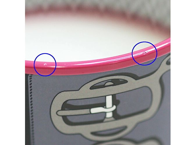 Hermès Hermes Email Bouclerie Moderne Charm-Armband Schwarz Pink Weiß - Ansicht 5