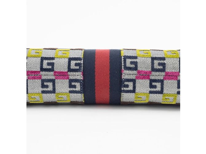 Borsa a Spalla Piccola con Catena Gucci Ophidia Multicolore - vista 11