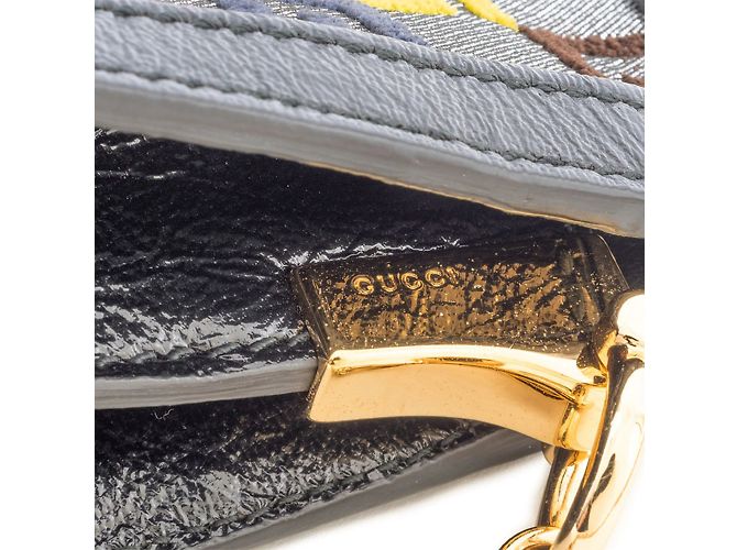 Borsa a Spalla Piccola con Catena Gucci Ophidia Multicolore - vista 7