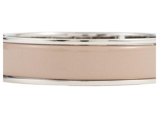 Hermès Hermes Emaille-Armband Braun Silber - Ansicht 18