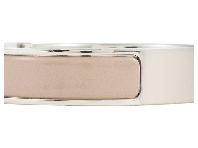 Hermès Hermes Emaille-Armband Braun Silber - Ansicht 19