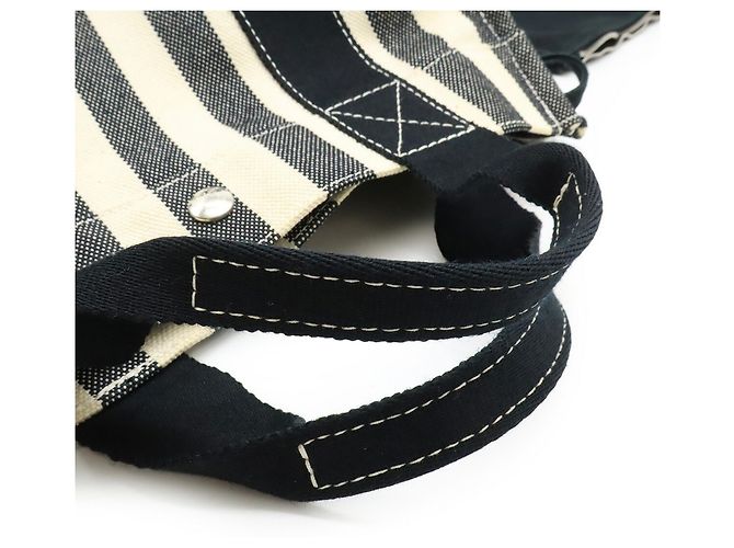 Hermès Hermes Cannes PM Tote Tasche Schwarz Beige - Ansicht 5