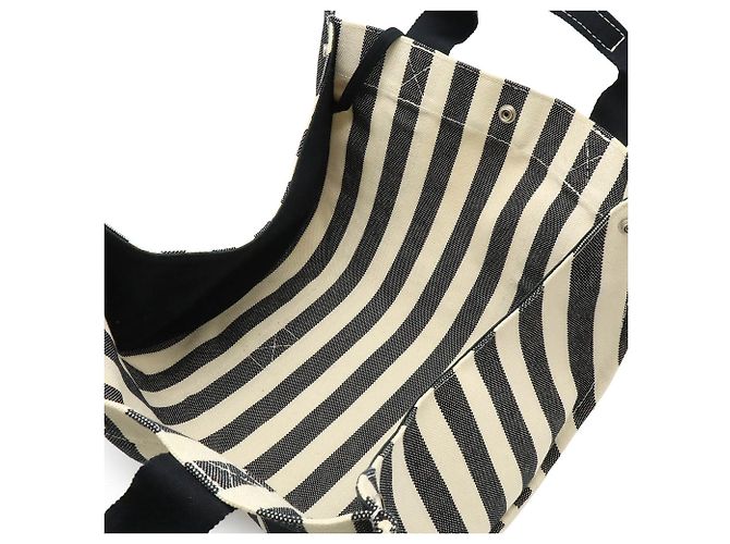 Hermès Hermes Cannes PM Tote Tasche Schwarz Beige - Ansicht 8