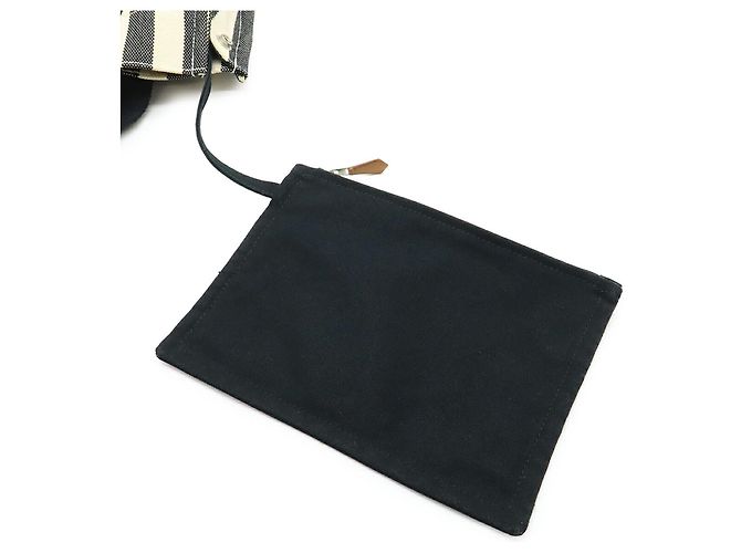 Hermès Hermes Cannes PM Tote Tasche Schwarz Beige - Ansicht 9
