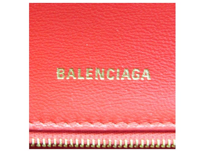 Borsa in pelle Hour Glass di Balenciaga Rosso - vista 15