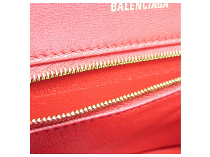 Borsa in pelle Hour Glass di Balenciaga Rosso - vista 16