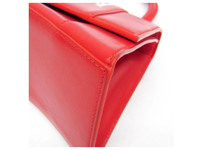 Borsa in pelle Hour Glass di Balenciaga Rosso - vista 5