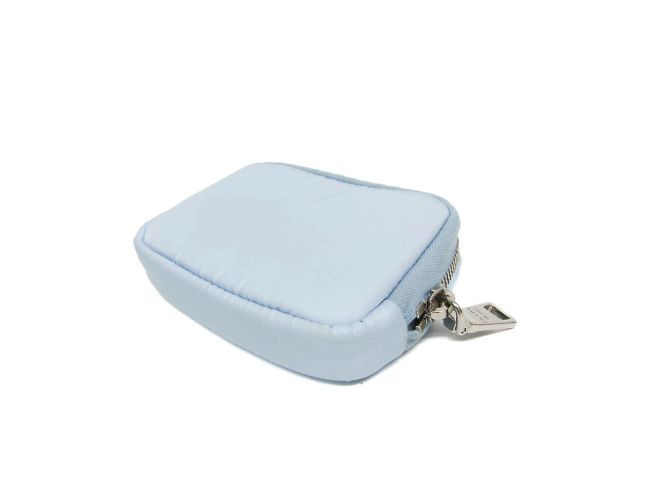 Pochette in nylon Prada in blu - vista 3