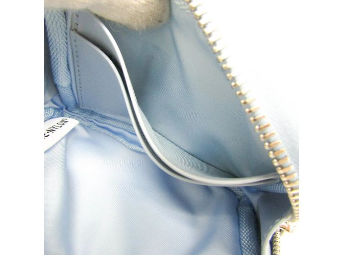 Pochette in nylon Prada in blu - vista 9