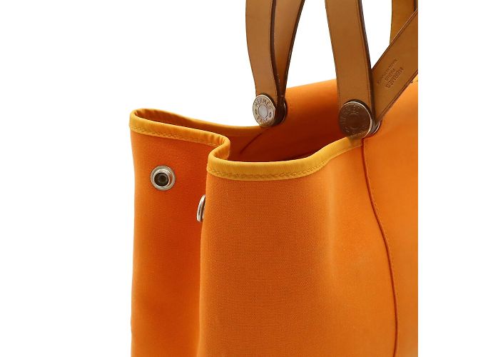 Borsa Tote Hermès Cabag Elan PM Arancione - vista 5