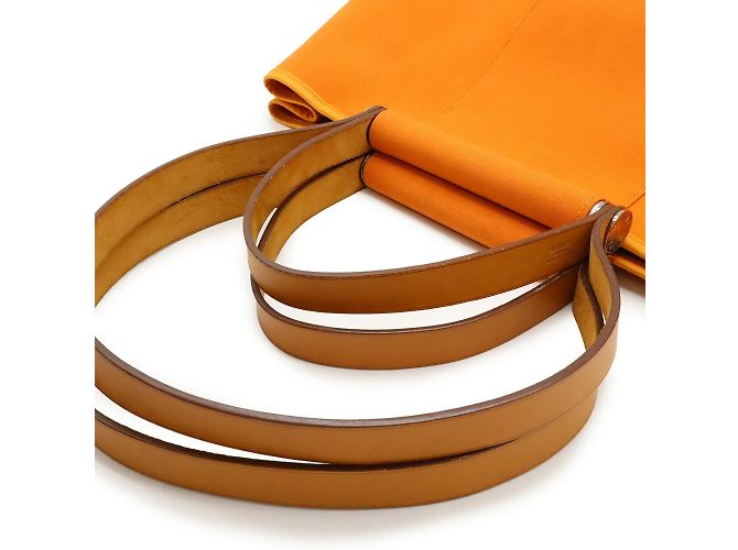 Borsa Tote Hermès Cabag Elan PM Arancione - vista 6