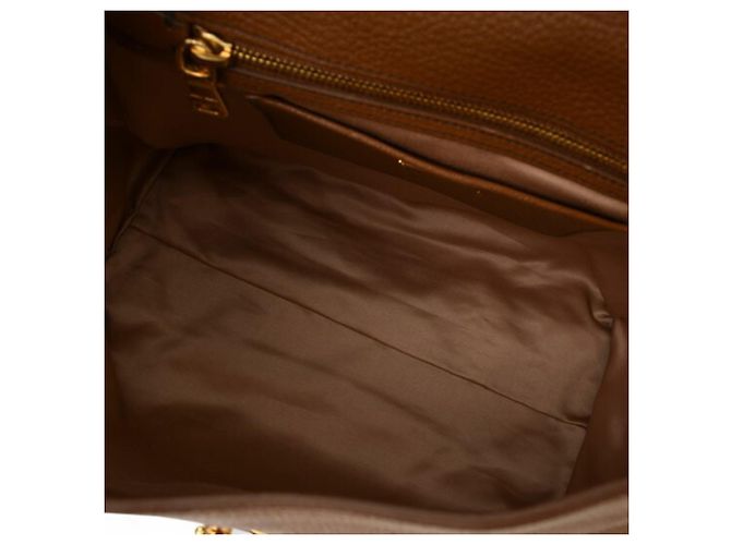 Borsa in pelle Miu Miu e borsa a spalla Marrone - vista 11