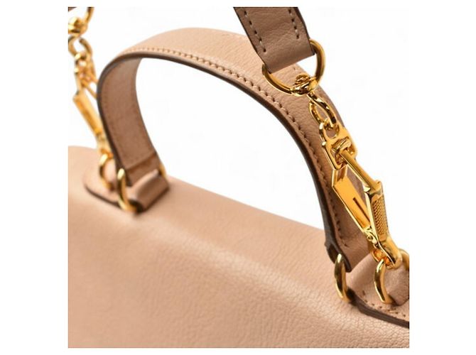 Borsa in pelle Miu Miu e borsa a spalla Marrone - vista 6