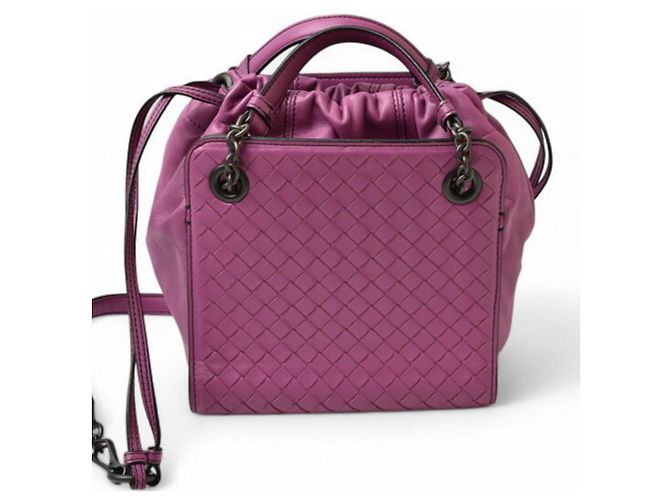 Borsa a spalla Bottega Veneta viola Porpora - vista 2