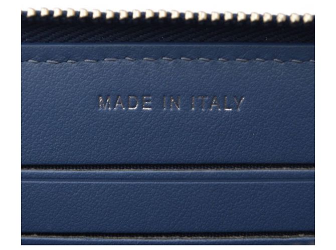 Cartera bi-fold de tweed azul Deauville de Chanel - vista 14