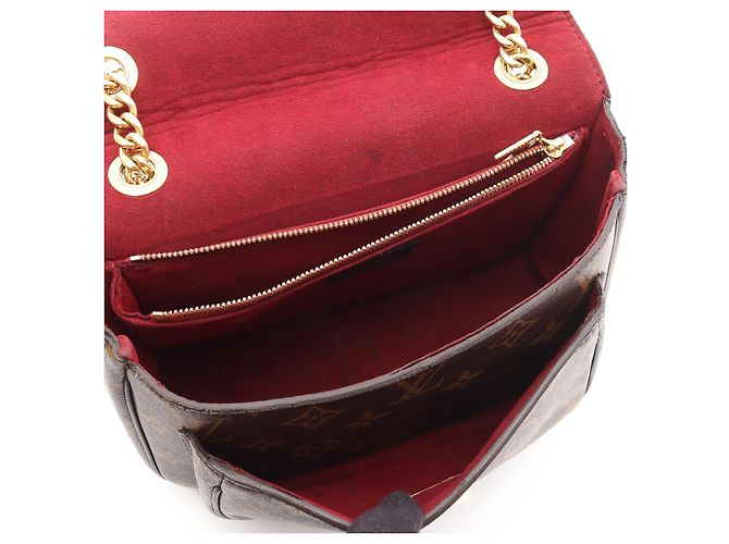 Borsa a Spalla Passy Louis Vuitton Marrone Nero - vista 4