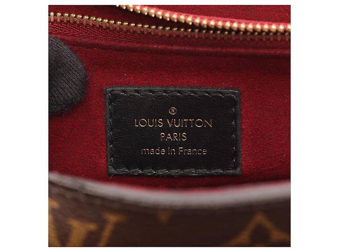 Borsa a Spalla Passy Louis Vuitton Marrone Nero - vista 5