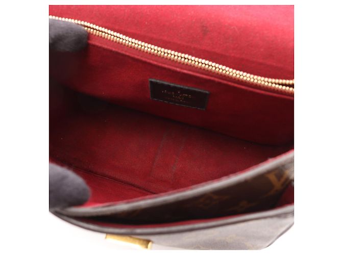Borsa a Spalla Passy Louis Vuitton Marrone Nero - vista 6
