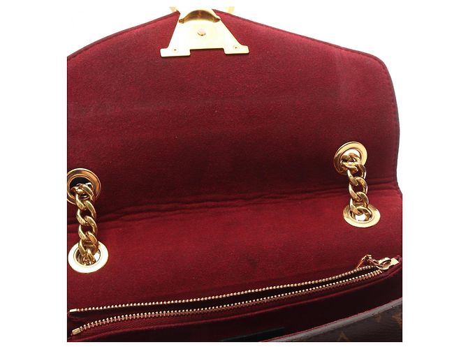 Borsa a Spalla Passy Louis Vuitton Marrone Nero - vista 7
