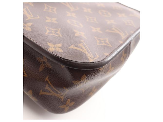 Borsa a Spalla Passy Louis Vuitton Marrone Nero - vista 9
