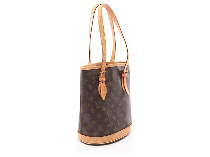 Borsa a mano Monogram Bucket PM Louis Vuitton Marrone Monogramma - vista 3