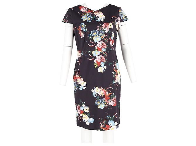 Erdem Marion Midi-Kleid aus Baumwolle mit Blumenmuster - Ansicht 4