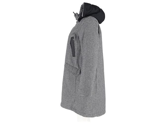 Herno Houndstooth Coat in Multicolor Wool - view 5