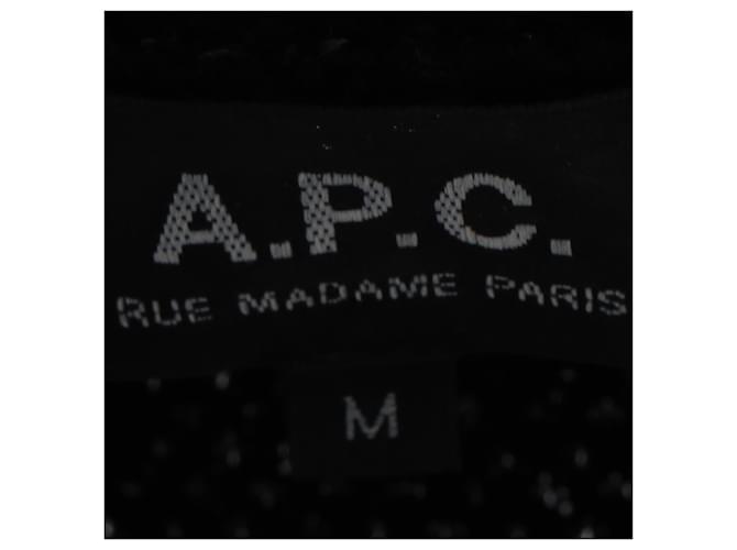 Apc Schwarzer Merinowollpullover mit glitzernden Knöpfen A.P.C. - Ansicht 4