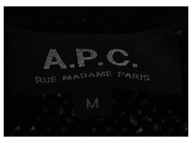 Apc Schwarzer Merinowollpullover mit glitzernden Knöpfen A.P.C. - Ansicht 9