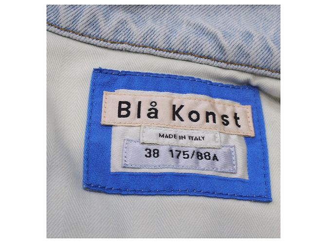 Acne Studios Button-Down-Jacke aus blauem Baumwoll-Denim - Ansicht 6