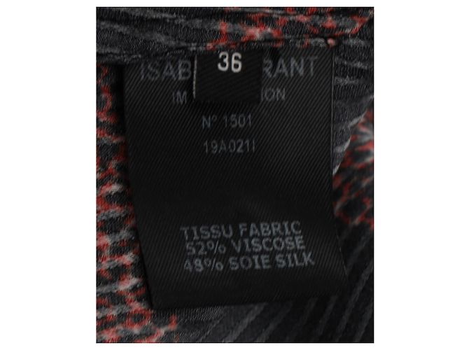 Camicia a righe Isabel Marant in viscosa multicolore - vista 10