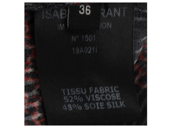 Camicia a righe Isabel Marant in viscosa multicolore - vista 5