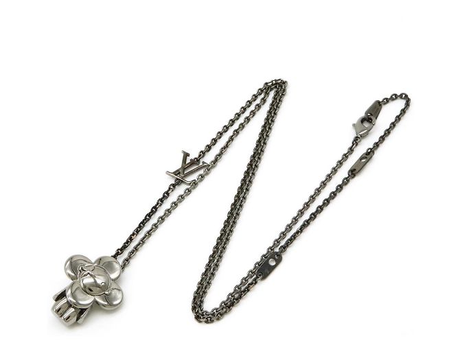 Collar Péndulo de Metal Vivienne Louis Vuitton M00831 Gris - vista 2