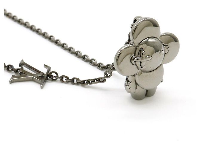 Collar Péndulo de Metal Vivienne Louis Vuitton M00831 Gris - vista 5