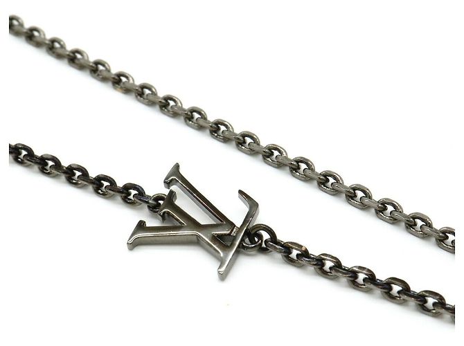 Collar Péndulo de Metal Vivienne Louis Vuitton M00831 Gris - vista 6