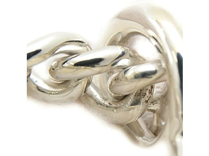 Ring Hermès Anel Croisette Masculino Hermes Prata - vista 9