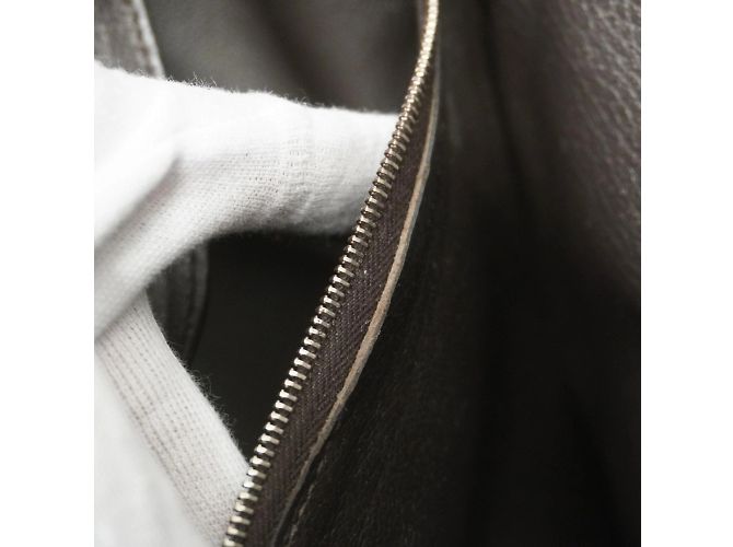 Sac à main Hermès Birkin 40 en chocolat - vue 10