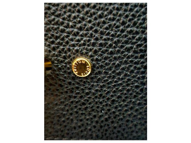 Louis Vuitton City Steamer XL in pelle di vitello perlato nera Nero - vista 8