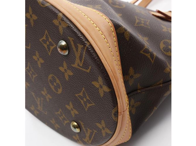 Louis Vuitton Monogram Bucket PM Handtasche Braun - Ansicht 10