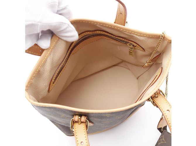 Louis Vuitton Monogram Bucket PM Handtasche Braun - Ansicht 4