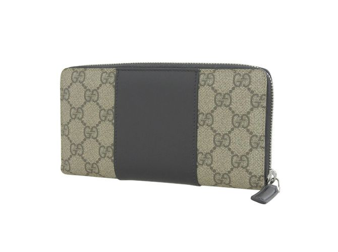 Gucci GG Supreme Langbörse Schwarz Beige - Ansicht 2