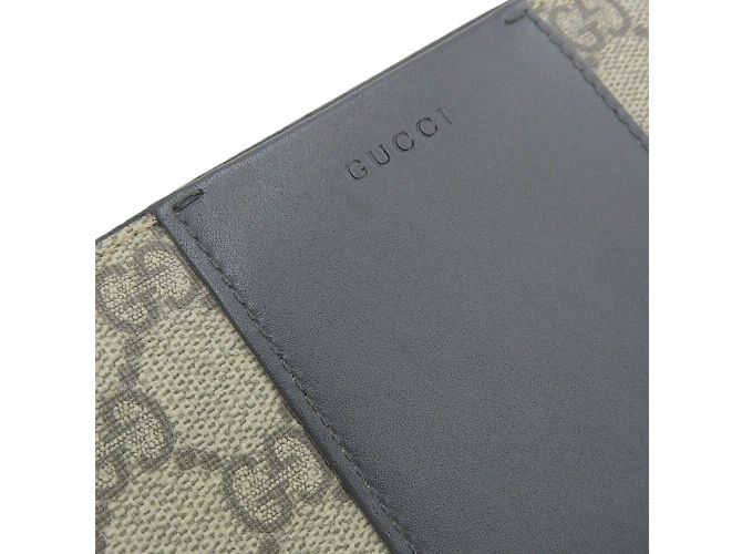 Gucci GG Supreme Langbörse Schwarz Beige - Ansicht 5