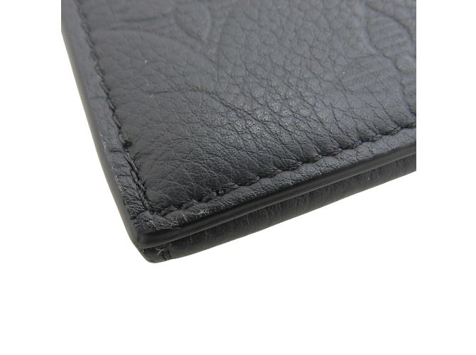 Portafoglio compatto Monogram Shadow di Louis Vuitton Nero - vista 4