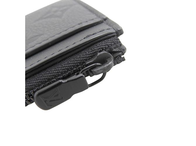 Portafoglio compatto Monogram Shadow di Louis Vuitton Nero - vista 6