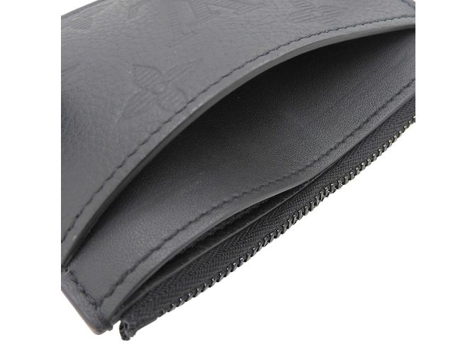 Portafoglio compatto Monogram Shadow di Louis Vuitton Nero - vista 7
