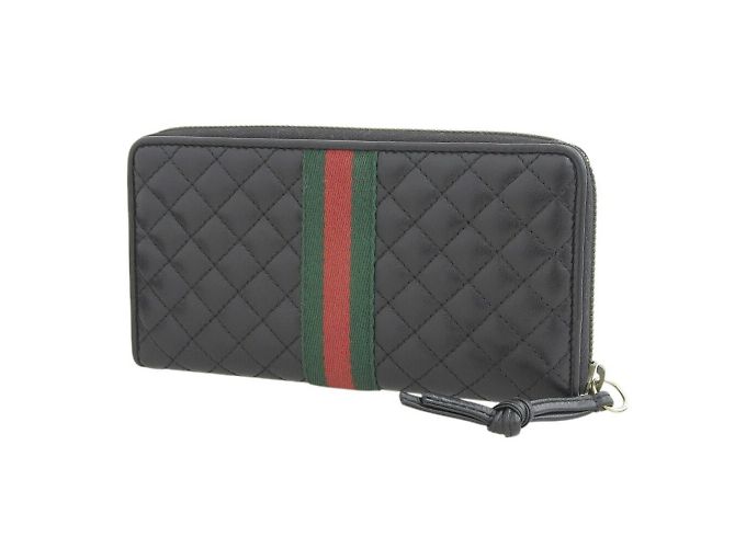 GUCCI Ophidia GG Marmont Cartera Larga Negro - vista 2