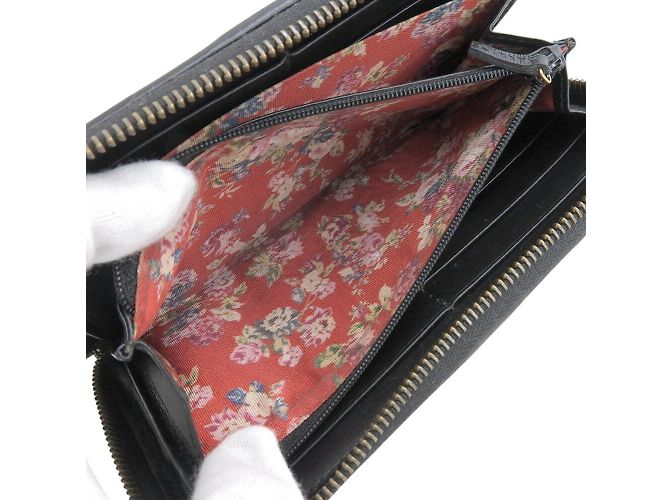 GUCCI Ophidia GG Marmont Cartera Larga Negro - vista 4